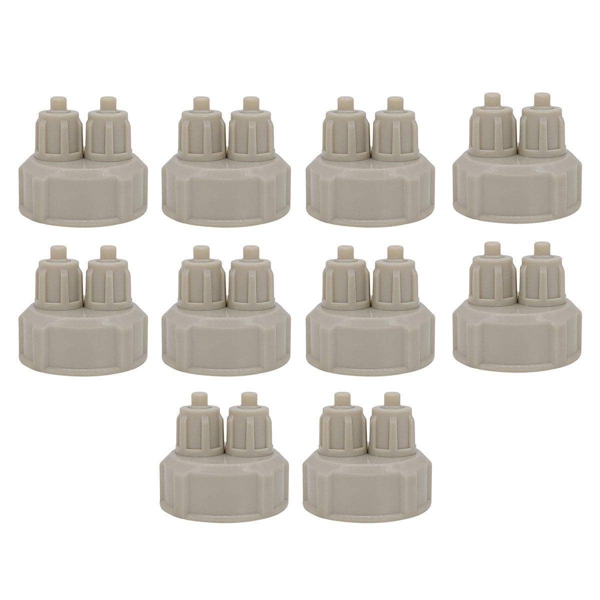 CO2 Generator Bottle Cap for Aquarium DIY Air Diffuser, Pack of 10 - view 2