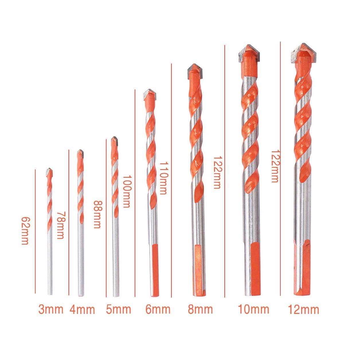 Cobalt HSS Drill Bit Set, 3-12 mm, Pack of 7 - view 4