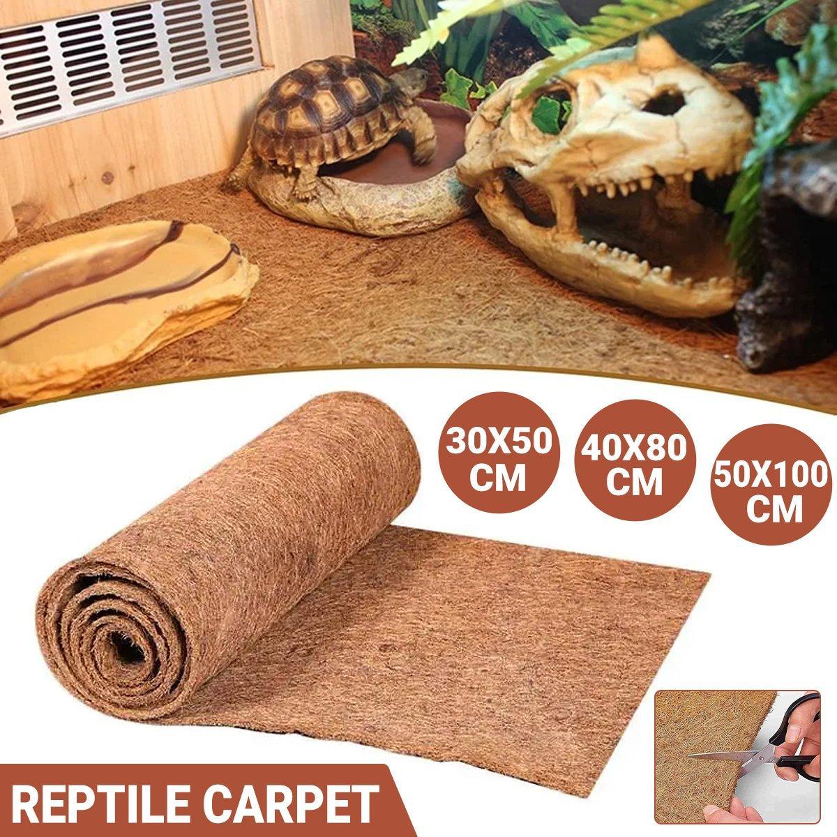 Coconut Fibre Reptile Terrarium Liner Mat - 100 x 50 cm - view 2