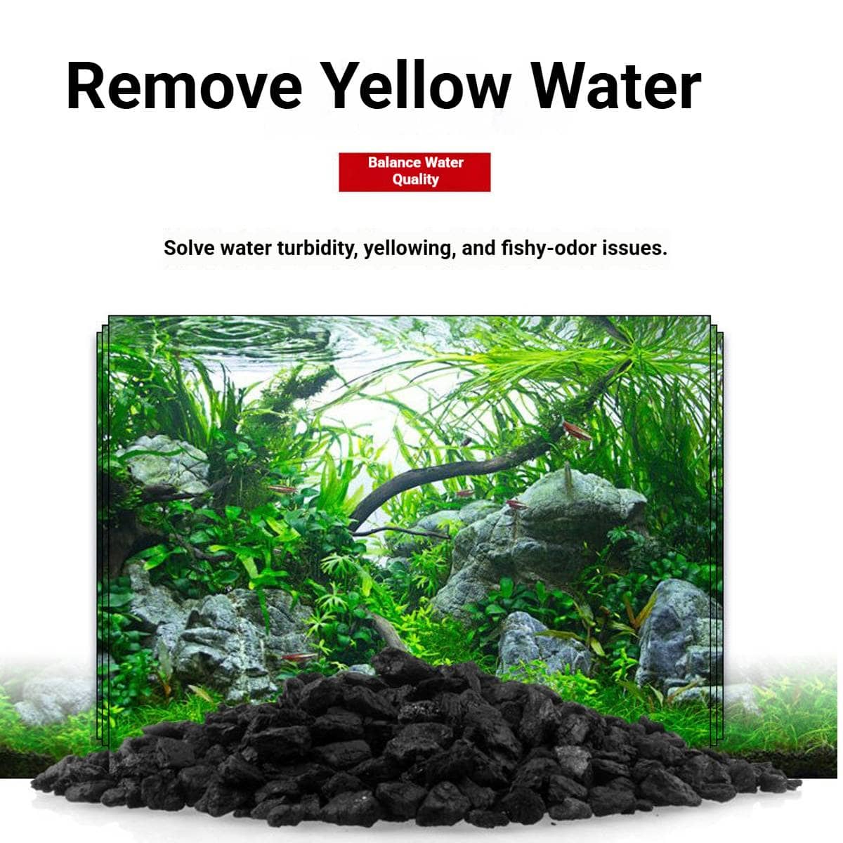 Coconut Shell Activated Carbon Aquarium Filter Media 2 Pack - view 5