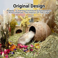 Coconut Shell Hamster Nest Warm Winter Shelter for Small Pets - view 5