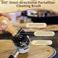 Coffee Basket Cleaning Brush with Wooden Handle - Large, 62 mm Bristle Diameter - view 5