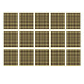 Coffee Brown Sticker Dots Round Labels - 13mm, 132 Dots per Sheet, 15 Sheets