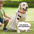 Coffee Cup Dog Poop Bag Dispenser with Carabiner Clip - Black Lid - view 5
