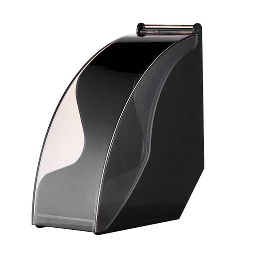 Coffee Filter Paper Storage Box with Sealed Lid - Black