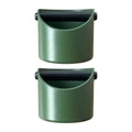 Coffee Knock Boxes ABS Pack of 2 - Small (580ml), Forest Green - view 2
