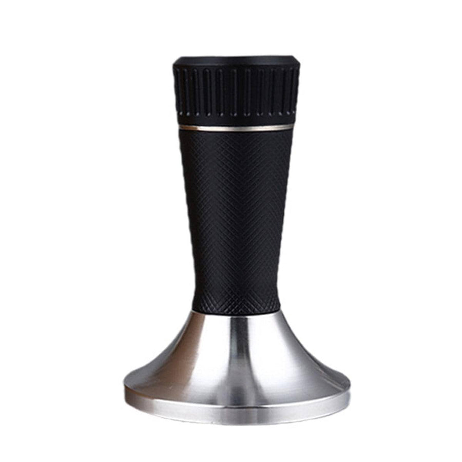 Coffee Powder Press Tamper with Needle Distributor, Stainless Steel - Black, 53.3 mm