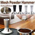 Coffee Powder Press Tamper with Needle Distributor, Stainless Steel - Black, 53.3 mm - view 2