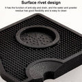 Coffee Tamper Mat, G-Shaped Black Silicone Corner Tamping Pad, Pack of 2 - view 4