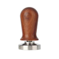 Coffee Tamper with Spring-Loaded Steel Base and Wood Handle - 58 mm