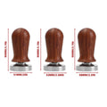Coffee Tamper with Spring-Loaded Steel Base and Wood Handle - 58 mm - view 4