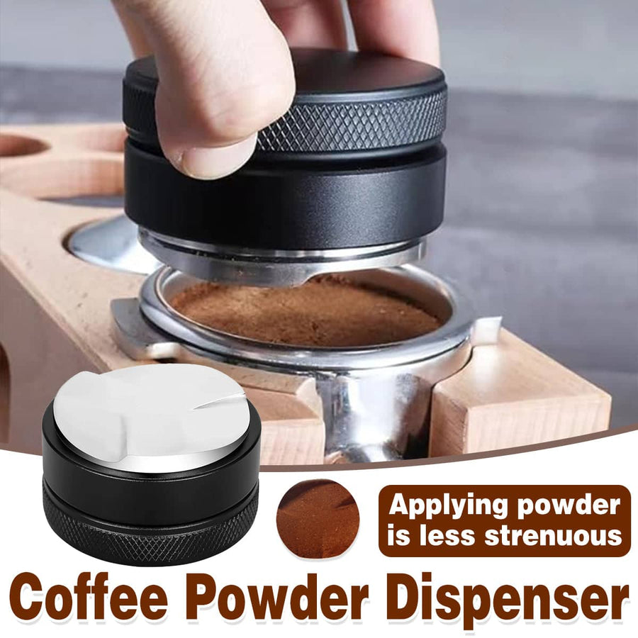 Coffee Tamper with Stainless Steel Flat Base for 58 mm Filter Baskets