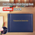 Coin Collection Album for 240 Coins - Faux Leather Cover - view 3