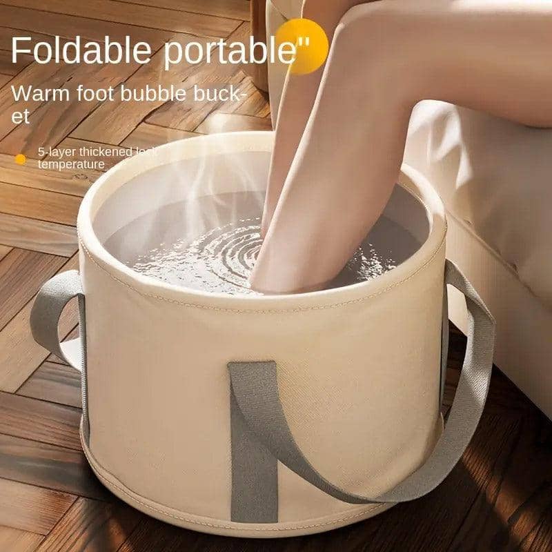 Collapsible Foot Soak Bucket, Portable Insulated Foot Bath - view 4
