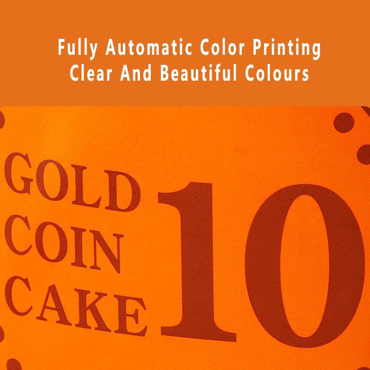 Collapsible Gold Coin Bread Packing Boxes for Bakery Gift Packaging - Pack of 100 - view 4