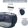 Collapsible Mesh Laundry Basket, 76 Litre - Pink - view 5