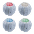 Collapsible Round Pet Bed for Cats and Small Dogs - Blue Lining - view 3