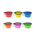 Collapsible Silicone Pet Bowl, 13 cm Top Diameter - Pink - view 3