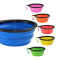 Collapsible Silicone Pet Bowl, 13 cm Top Diameter - Pink - view 5