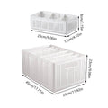 Collapsible Storage Basket with Layered Dividers Durable Plastic Foldable - Size XL (45 x 29 x 23 cm) - view 4