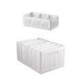 Collapsible Storage Basket with Layered Dividers Durable Plastic Foldable - Size XS (23 x 12 x 8 cm) - view 3