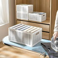 Collapsible Storage Basket with Layered Dividers Durable Plastic Foldable - Size XS (23 x 12 x 8 cm) - view 5