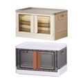 Collapsible Storage Box with Lid, 32 Litre Large Capacity - Grey - view 3
