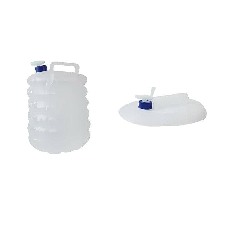 Collapsible Telescopic Water Bucket with Faucet Valve - 10 Litre (23 x 26 cm)