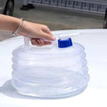 Collapsible Telescopic Water Bucket with Faucet Valve - 5 Litre (18 x 23.5 cm) - view 5