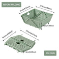 Collapsible Vegetable Washing Basket for Kitchen Sink - Sage Green - view 4