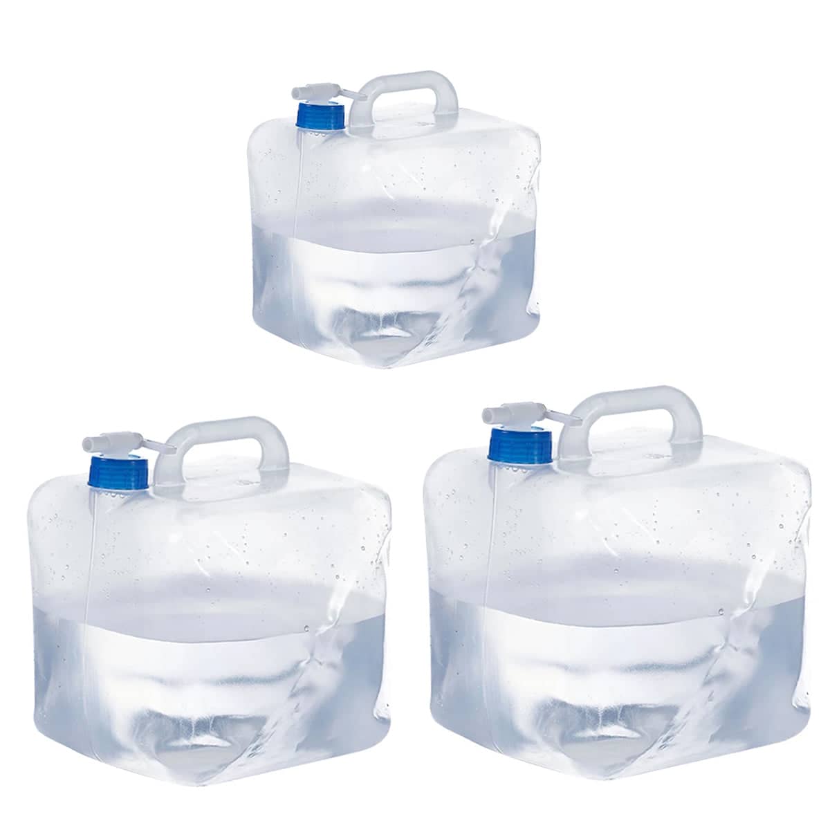 Collapsible Water Container with Spigot - Pack of 3, 10L, 15L and 20L - view 2
