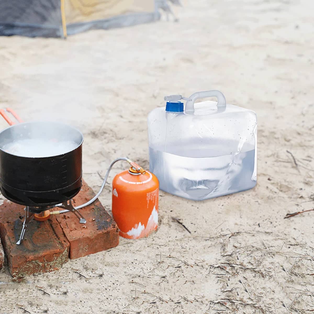 Collapsible Water Container with Spigot - Pack of 3, 10L, 15L and 20L - view 5
