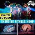 Colour Changing LED Light-Up Fitness Hoop - 60 cm Diameter, 14 LEDs - view 2
