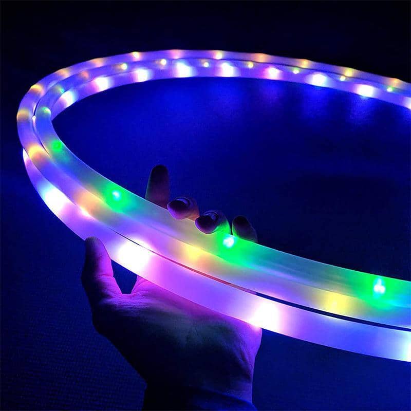 Colour Changing LED Light-Up Fitness Hoop - 60 cm Diameter, 14 LEDs - view 4