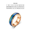 Colour Changing Mood Ring - Gold, US Size 6 (16.5 mm Inner Diameter) - view 4