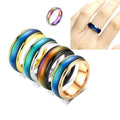 Colour Changing Mood Ring, US Size 10 (19.9 mm Inner Diameter) - Multicolour - view 5