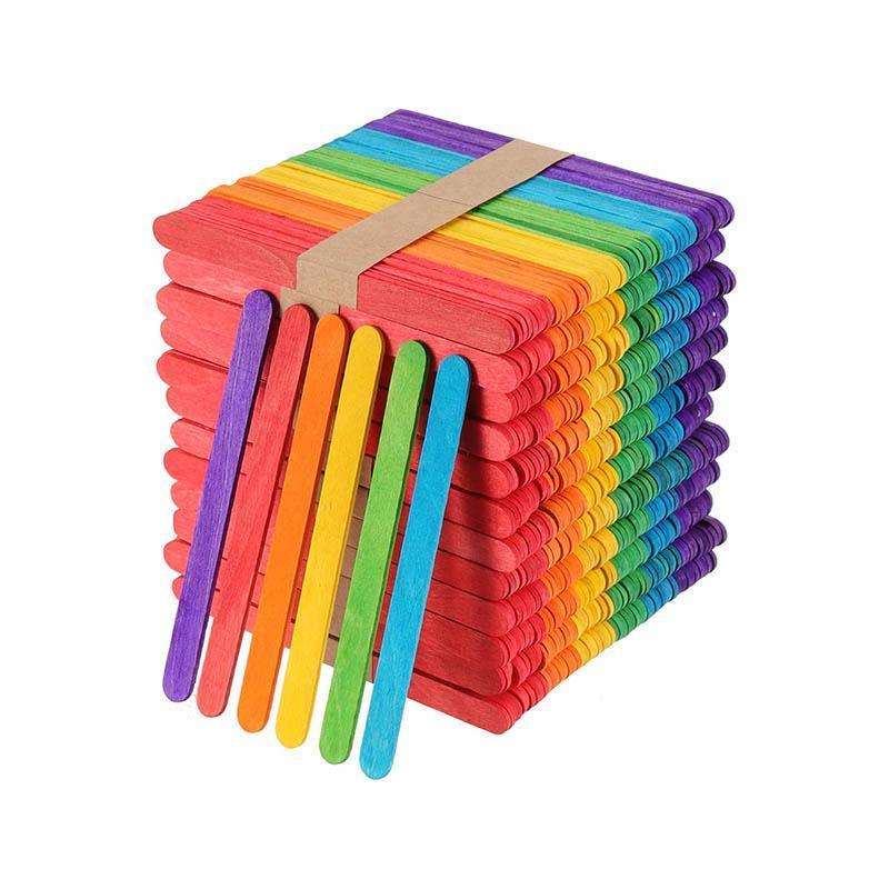 Coloured Craft Sticks, Pack of 1000 - Multicolour