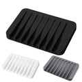 Comb-Shaped Silicone Soap Dish Holders, Pack of 2 - Grey - view 3