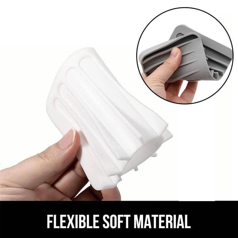Comb-Shaped Silicone Soap Dish Holders, Pack of 2 - Grey - view 5