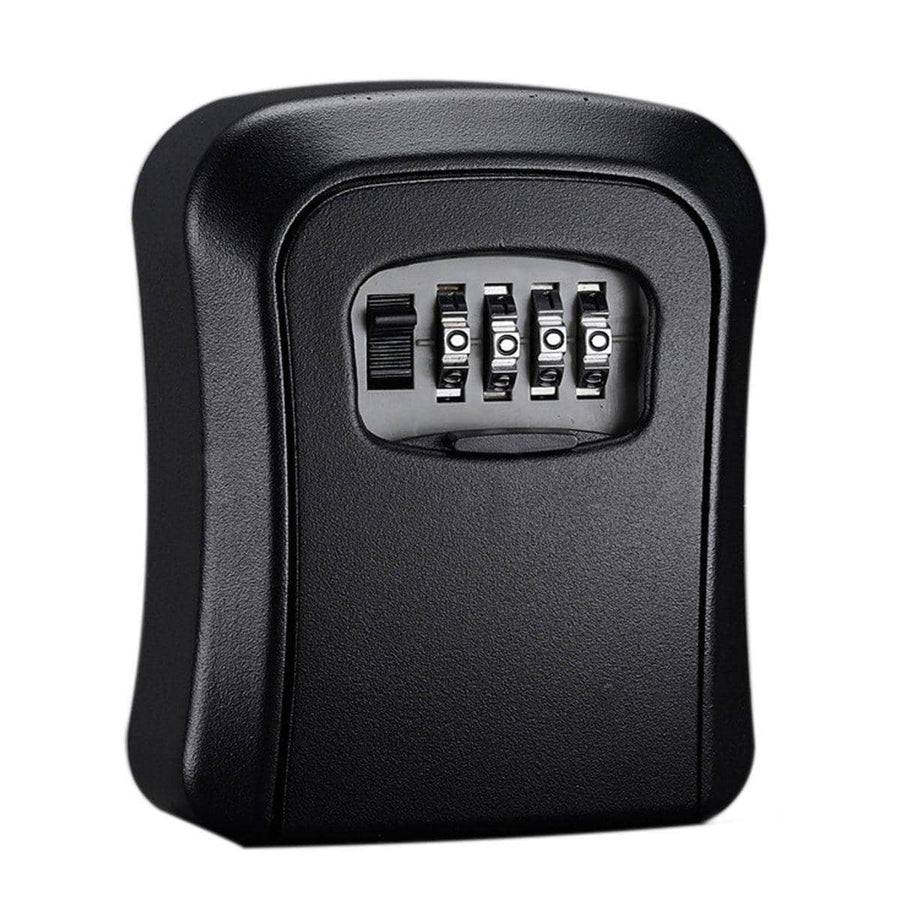 Combination Key Box with 4-Digit Lock - Black