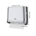 Commercial Wall Mounted Hand Towel Dispenser with Lock - Green - view 4
