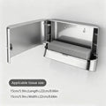 Commercial Wall Mounted Hand Towel Dispenser with Lock - Green - view 5