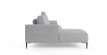 Brosa Como Motion Modular Sofa with Chaise (Gainsboro Grey, Left Chaise)