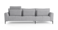 Brosa Como Motion Modular Sofa with Chaise (Gainsboro Grey, Left Chaise)