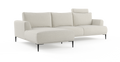 Brosa Como Motion Modular Sofa with Chaise (Seashell White, Left Chaise)