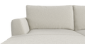 Brosa Como Motion Modular Sofa with Chaise (Seashell White, Left Chaise)