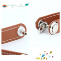 Compact Leather Key Organiser Smart Key Holder - Black - view 4