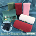 Compact Travel Jewellery Organiser Box for Rings and Earrings - Turquoise - view 2