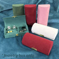 Compact Travel Jewellery Organiser Box for Rings and Earrings - Turquoise - view 5