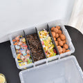 Compartment Storage Box with Removable Dividers - Clear, 6 Litre - view 5